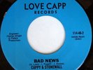 rare Modern Soul 45 CAPPY & STONEWALL on LOVE CAPP