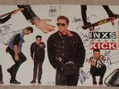 RARE SIGNED INXS KICK MICHAEL HUTCHENCE x7 LP GENUINE