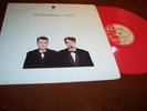 PET SHOP BOYS actually COLOMBIA RED VINYL LP WOW