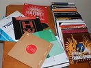 VINILOS  HOUSE Y ELECTRO (2003-2008) + PORTAVINILOS
