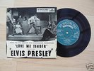 Elvis Presley Love Me Tender 7'' EP.HMV 7EG8199 Rare
