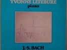 YVONNE LEFEBURE piano works JS BACH FY 065 LP NM