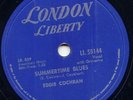 EDDIE COCHRAN - SUMMERTIME BLUES -78 RPM -1958  ROCKER