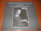 FRENCH REC. BACH -BEETHOVEN  piano DE VALMALETE / MINT