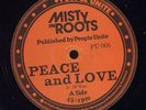 Misty In Roots Peace & Love UK orig 12