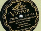Sadie James, Freddie Coates Rare Blues Vi 20575 78 rpm