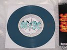 acdc ac/dc runaway train blue vinyl 45 7'' single rare