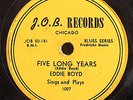 EDDIE BOYD-RARE BLUES 78-J.O.B. Records Label #1007