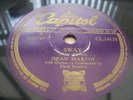 DEAN MARTIN SWAY 78 RPM RECORD