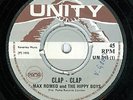 MAX ROMEO - CLAP CLAP - ORIG UK 1970 UNITY 7