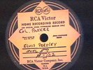 ELVIS PRESLEY-1957 RARE HOME RECORDING ? 78 RPM # H-102