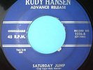 Rockabilly 45 rpm Rudy Hansen Saturday Jump