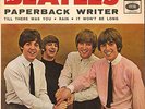 BEATLES - PAPERBACK WITER UNIQUE SLEEVE PORTUGAL EP