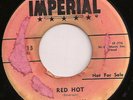 BOB LUMAN Red Hot ROCKABILLY 45 Imperial X8313