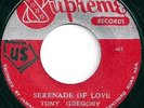 TONY GREGORY / SERENADE OF LOVE / LISTEN