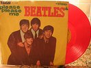 Beatles Please Please Me Red Vinyl LP Record Taiwan