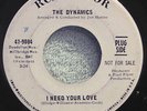 The Dynamics, 45 NORTHERN SOUL, I Need Your Love, RCA
