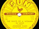 Johnny Cash  Ways Of A Woman  VG+++ Sun 78 w/ lbl error