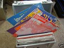 DJ RECORDS + FLIGHT CASE CLASSIC OLD SKOOL VINYL