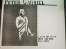 Peter Gabriel I Lost My Teddy Bear 1980 Tour LIMITED ED