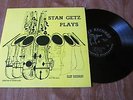 “STAN GETZ PLAYS” 10” 33, DAVID STONE MARTIN COVER ART