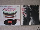 The Rolling Stones Let it Bleed and Sticky Fingers 2LPs