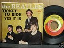 Beatles Ticket to Ride/Yes It Is Picture Sleev Rare US