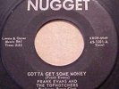 RARE ROCK-A-BILLY 45 RPM, FRANK EVANS,  NUGGET 45-1001