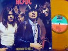 AC DC Highway to Hell ORANGE VINYL german LP RAR