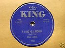 GREAT MAC CURTIS ROCKABILLY TWO-SIDER KING 78 EX+
