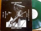 LED ZEPPELIN RIOT HOUSE  BOOTLEG VINIL GREEN  LONDON 72