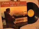 JOHNNY CASH SINGS HANK WILLIAMS INSANELY RARE MONO MNT-
