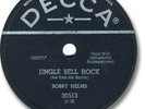 BOBBY HELMS Christmas 78 RPM Record. Jingle Bell Rock