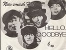 THE BEATLES MEGA  RARE SOUTH AFRICA PS 45 HELLO GOODBYE