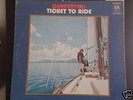 The Carpenters Autographed Ticket to Ride Record