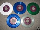 BEATLES (5) COLORED VINYL JUKEBOX 45s UNPLAYED-SOLD/SET