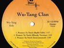 1993 - Wu-Tang Clan - Protect Ya Neck OG 1st Press