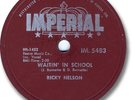 RICKY NELSON 78 RPM Record. Waitin' in School/Stood Up