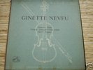 GINETTE NEVEU  lp CHAUSSON RAVEL DEBUSSY FJLP 5037 BIEM