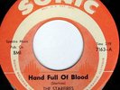 rare Rockabilly 45 STARFIRES hand full of blood SONIC