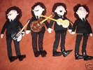 Beatles Full Set of Applause Dolls with stands