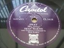 DEAN MARTIN SWAY RARE 78 RPM RECORD