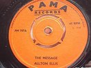 RARE SKA UK 45 - ALTON ELLIS - THE MESSAGE - PAMA