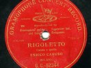 ENRICO CARUSO G&T RED LABEL 52344 RIGOLETTO NICE RARE