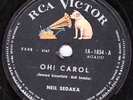 1959 MEGA-RARE NEIL SEDAKA 78 OH CAROL / ONE WAY TICKET