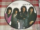 KISS LICK IT UP PICTURE DISC VINYL RARE L K