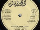 THE REDLIGHTS 'Never wanna leave' DIY KBD Punk 7