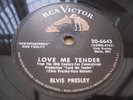 ELVIS PRESLEY LOVE ME TENDER RARE 78 RPM RECORD