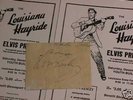 Elvis Presley & Others Autographs Louisiana Hayride
