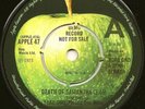 APPLE DEMO YOKO ONO/PLASTIC ONO BAND  DEATH OF SAMANTHA